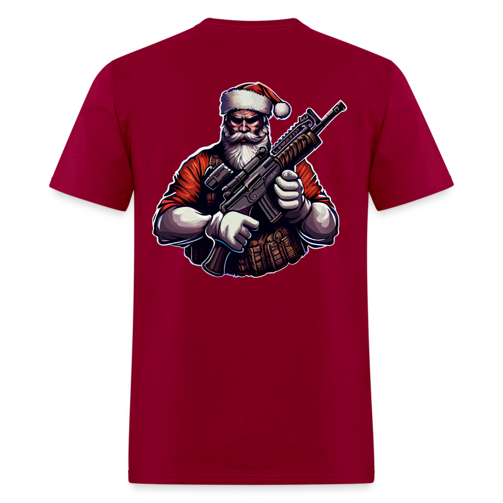 2nd Amendment BASED Santa Claus Classic T-Shirt - dark red