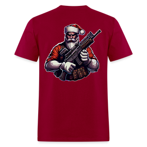 2nd Amendment BASED Santa Claus Classic T-Shirt - dark red