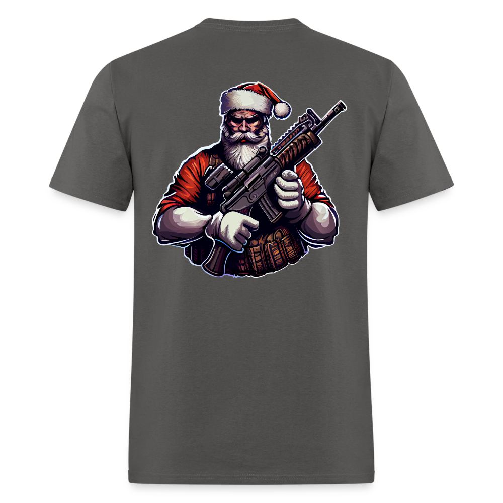 2nd Amendment BASED Santa Claus Classic T-Shirt - charcoal