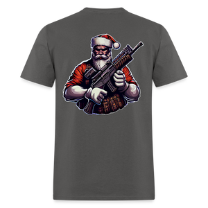 2nd Amendment BASED Santa Claus Classic T-Shirt - charcoal