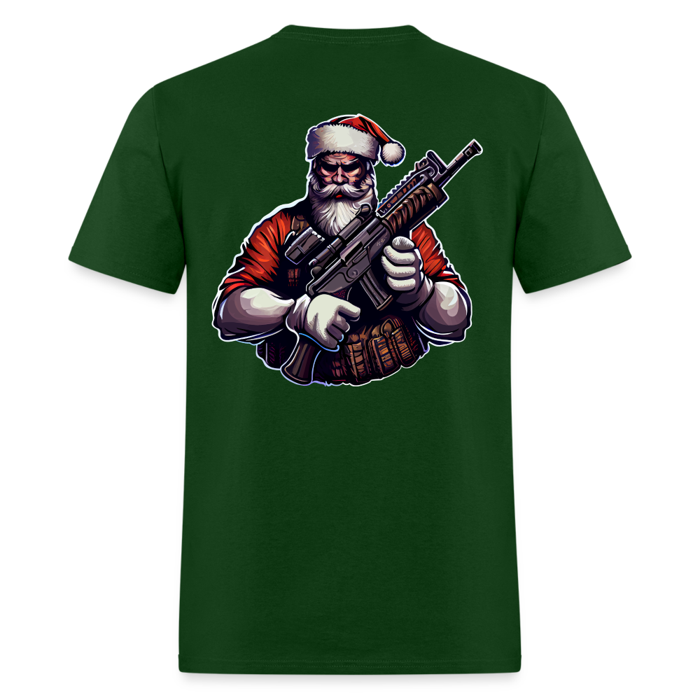 2nd Amendment BASED Santa Claus Classic T-Shirt - forest green