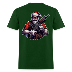 2nd Amendment BASED Santa Claus Classic T-Shirt - forest green