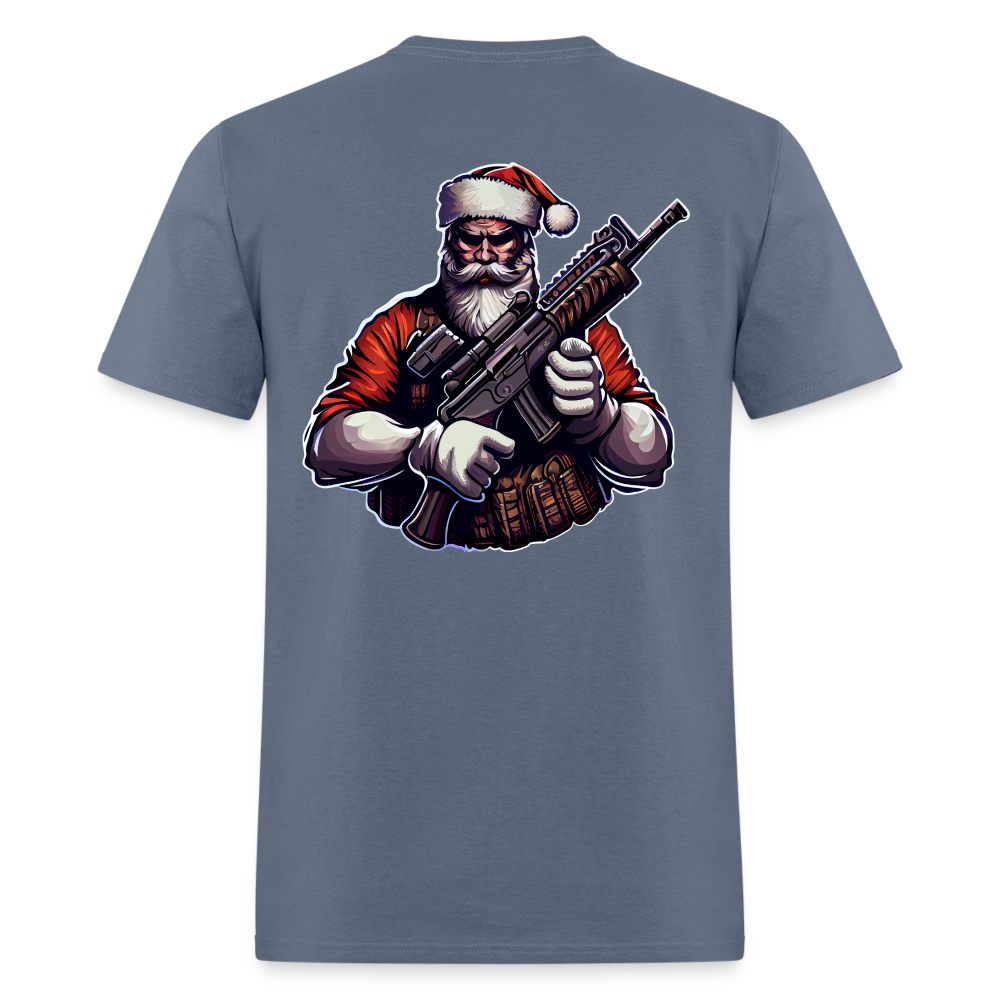 2nd Amendment BASED Santa Claus Classic T-Shirt - denim