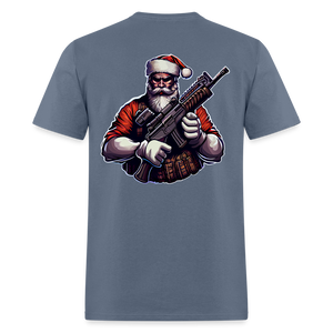 2nd Amendment BASED Santa Claus Classic T-Shirt - denim