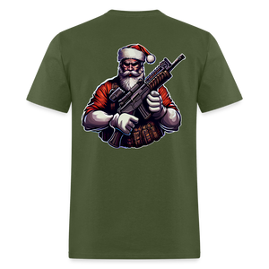 2nd Amendment BASED Santa Claus Classic T-Shirt - military green