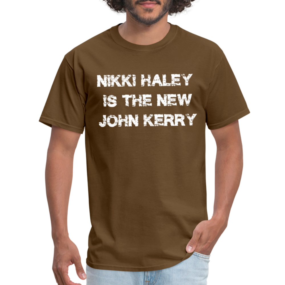 Nikki Haley Is The New John Kerry Classic T-Shirt - brown