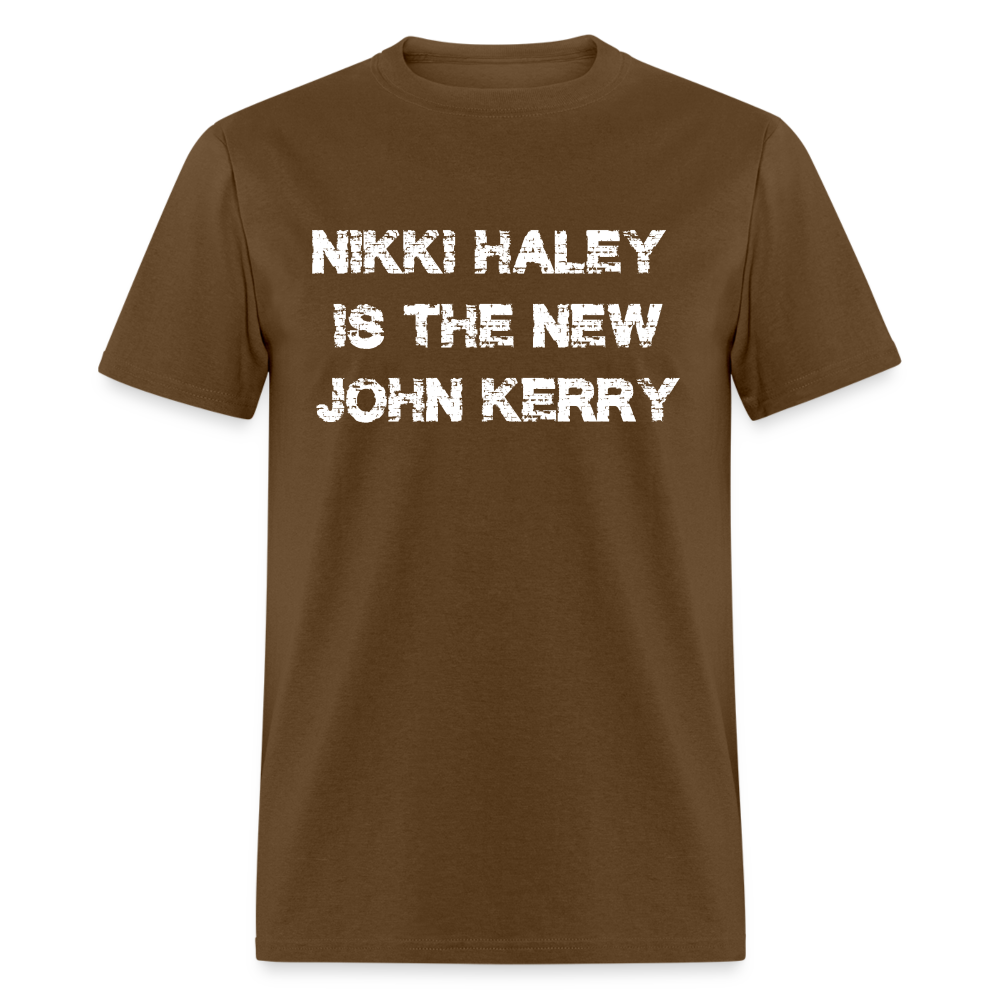 Nikki Haley Is The New John Kerry Classic T-Shirt - brown