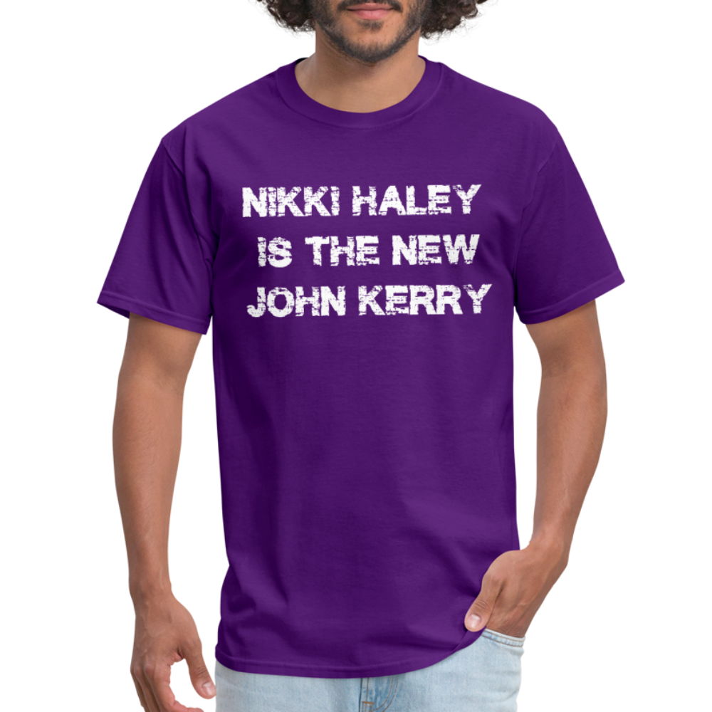 Nikki Haley Is The New John Kerry Classic T-Shirt - purple