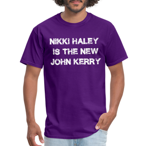 Nikki Haley Is The New John Kerry Classic T-Shirt - purple