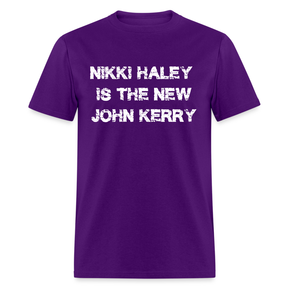 Nikki Haley Is The New John Kerry Classic T-Shirt - purple