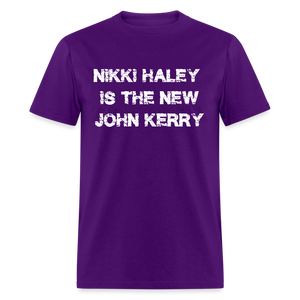 Nikki Haley Is The New John Kerry Classic T-Shirt - purple