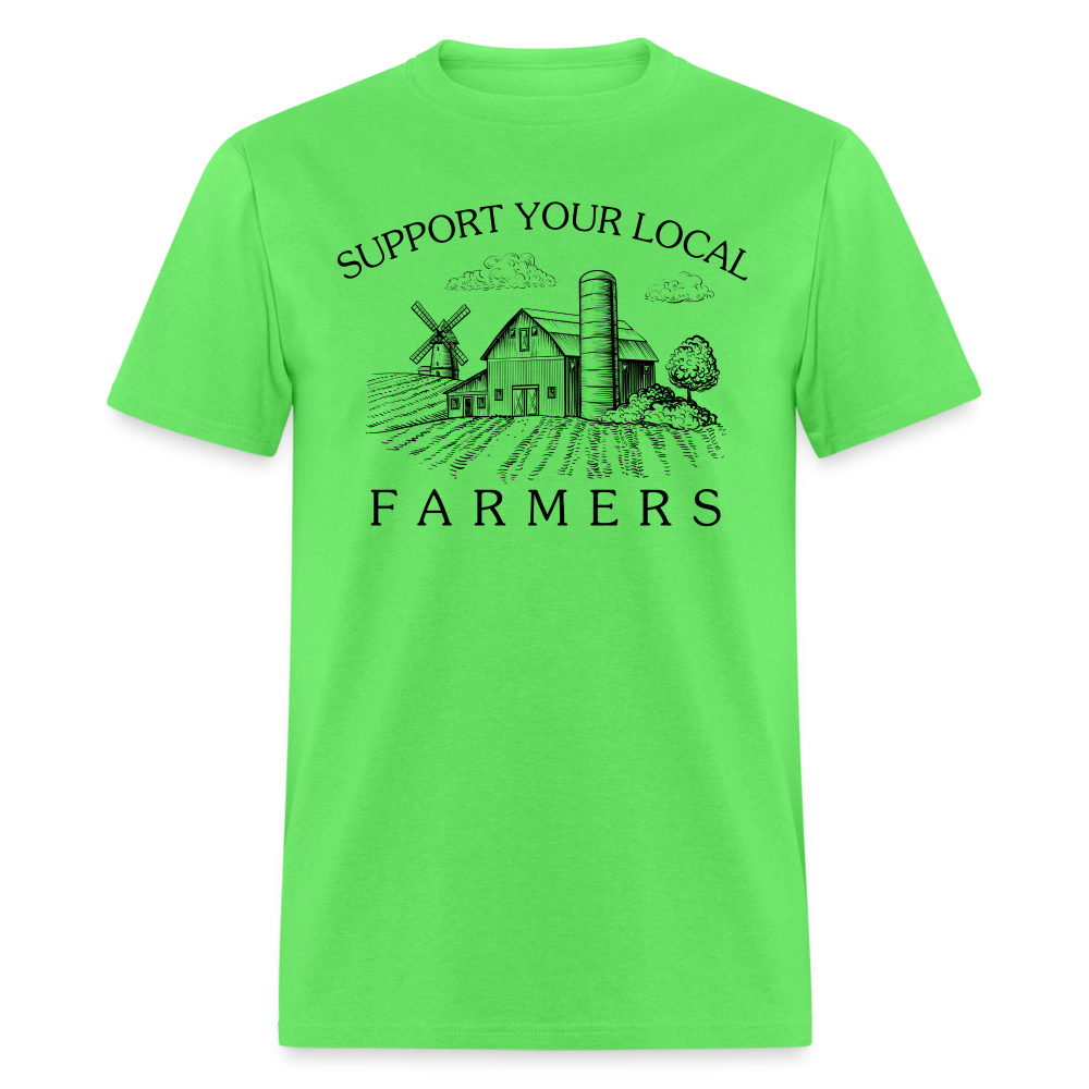 Support Your Local Farmers Unisex Classic T-Shirt - kiwi