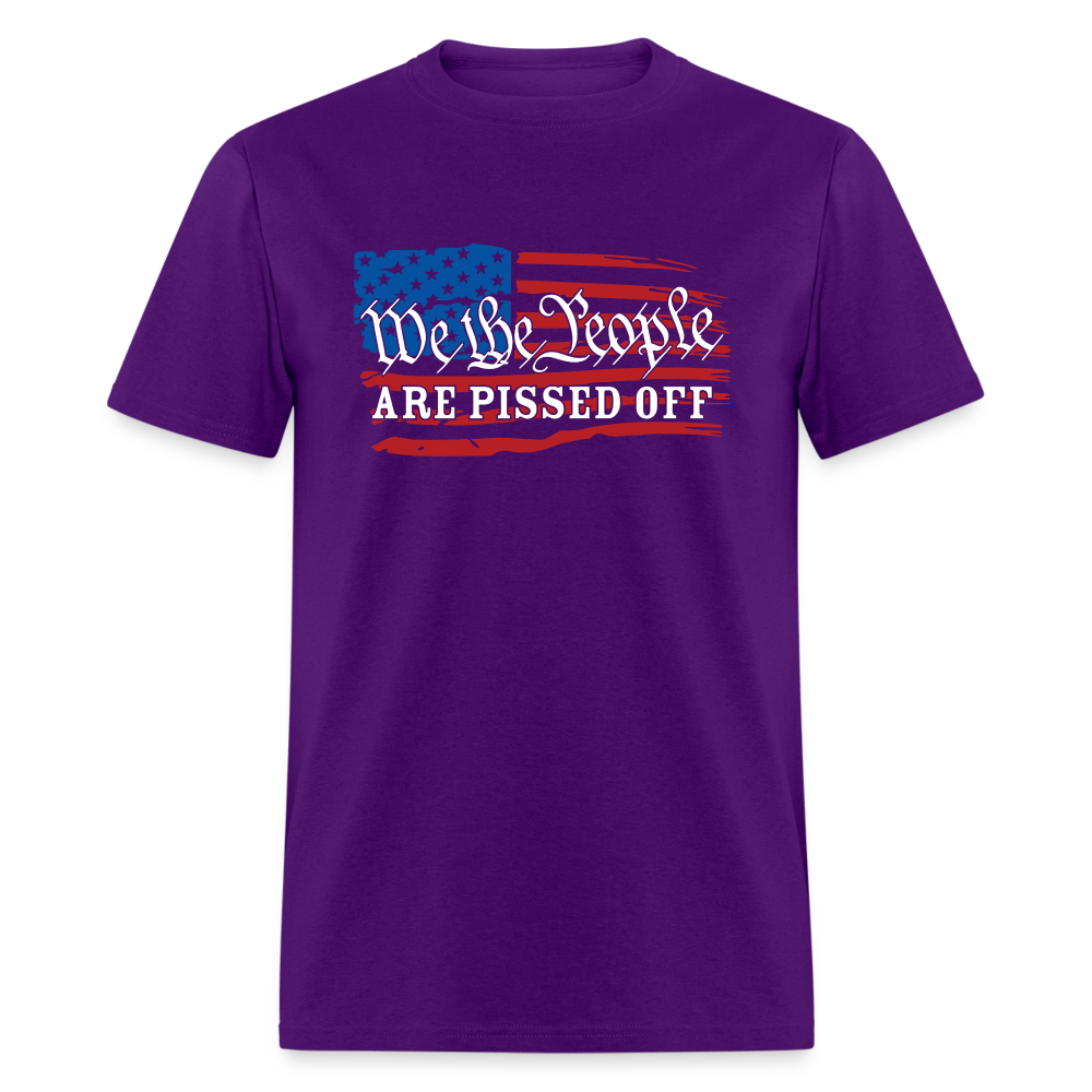 We The People Are Pissed Off Unisex Classic T-Shirt - purple