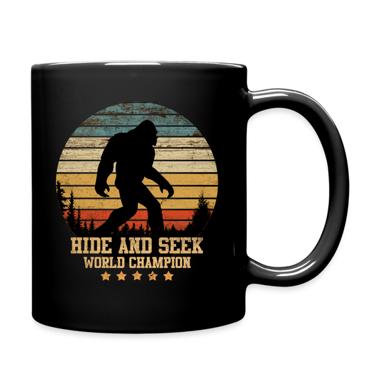 Bigfoot - Hide and Seek Champion Full Color Mug - black