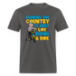 Running The Country Is Just Like Riding A Bike Unisex Classic T-Shirt - charcoal