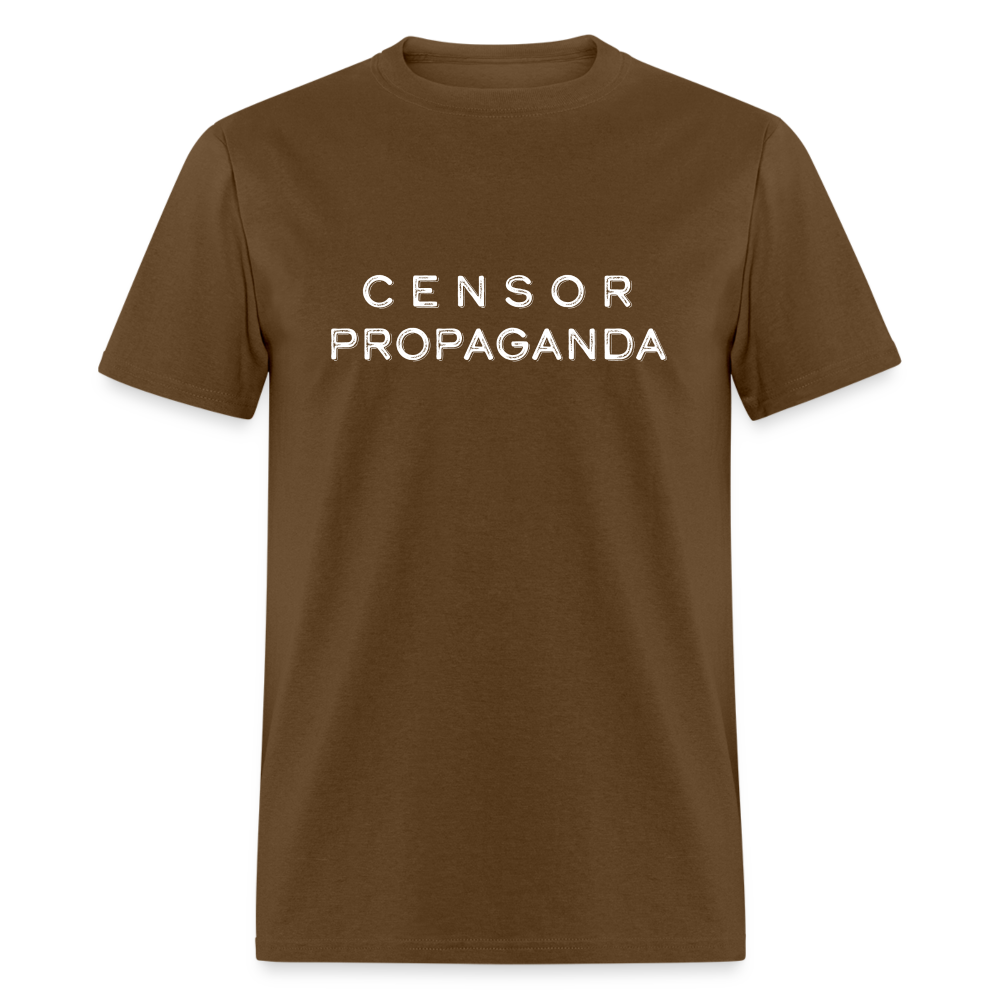 Censor Propaganda Unisex Classic T-Shirt - brown