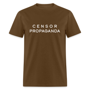 Censor Propaganda Unisex Classic T-Shirt - brown