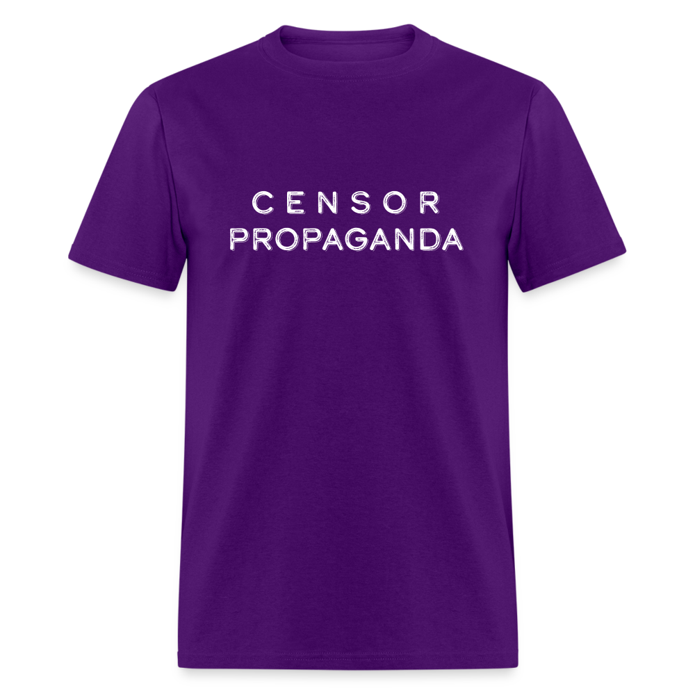 Censor Propaganda Unisex Classic T-Shirt - purple