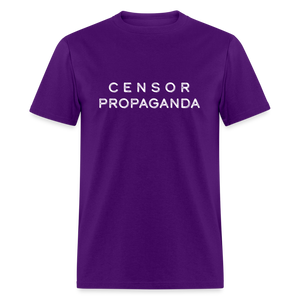 Censor Propaganda Unisex Classic T-Shirt - purple