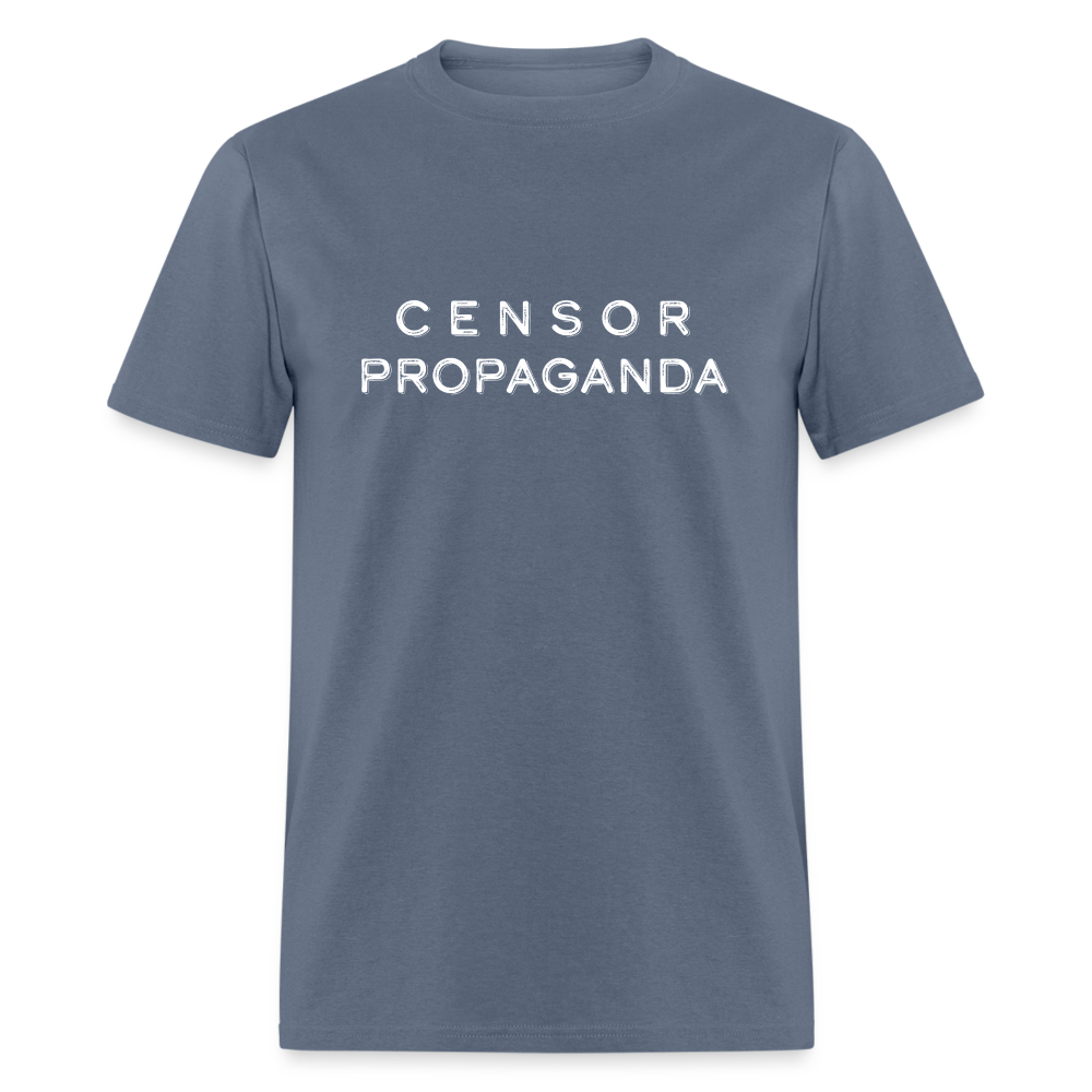 Censor Propaganda Unisex Classic T-Shirt - denim