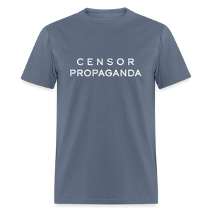 Censor Propaganda Unisex Classic T-Shirt - denim