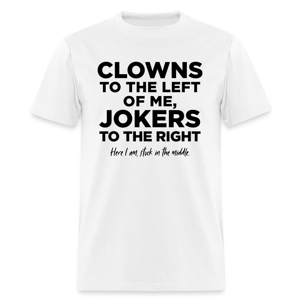 Clown and Jokers Unisex Classic T-Shirt - white