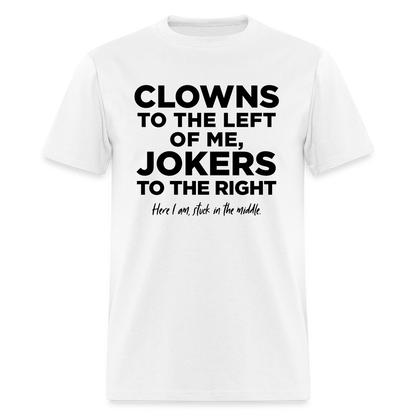 Clown and Jokers Unisex Classic T-Shirt - white