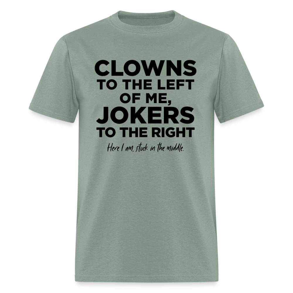 Clown and Jokers Unisex Classic T-Shirt - sage