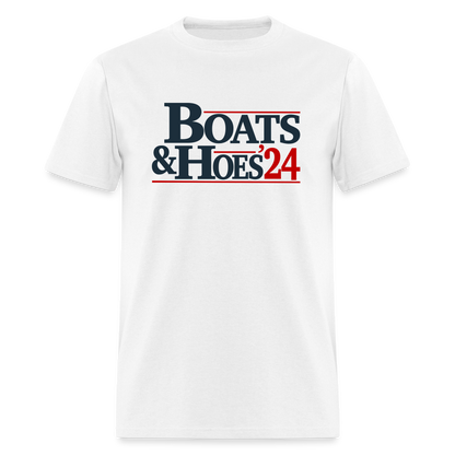 Boats & Hoes 2024 Unisex Classic T-Shirt - white