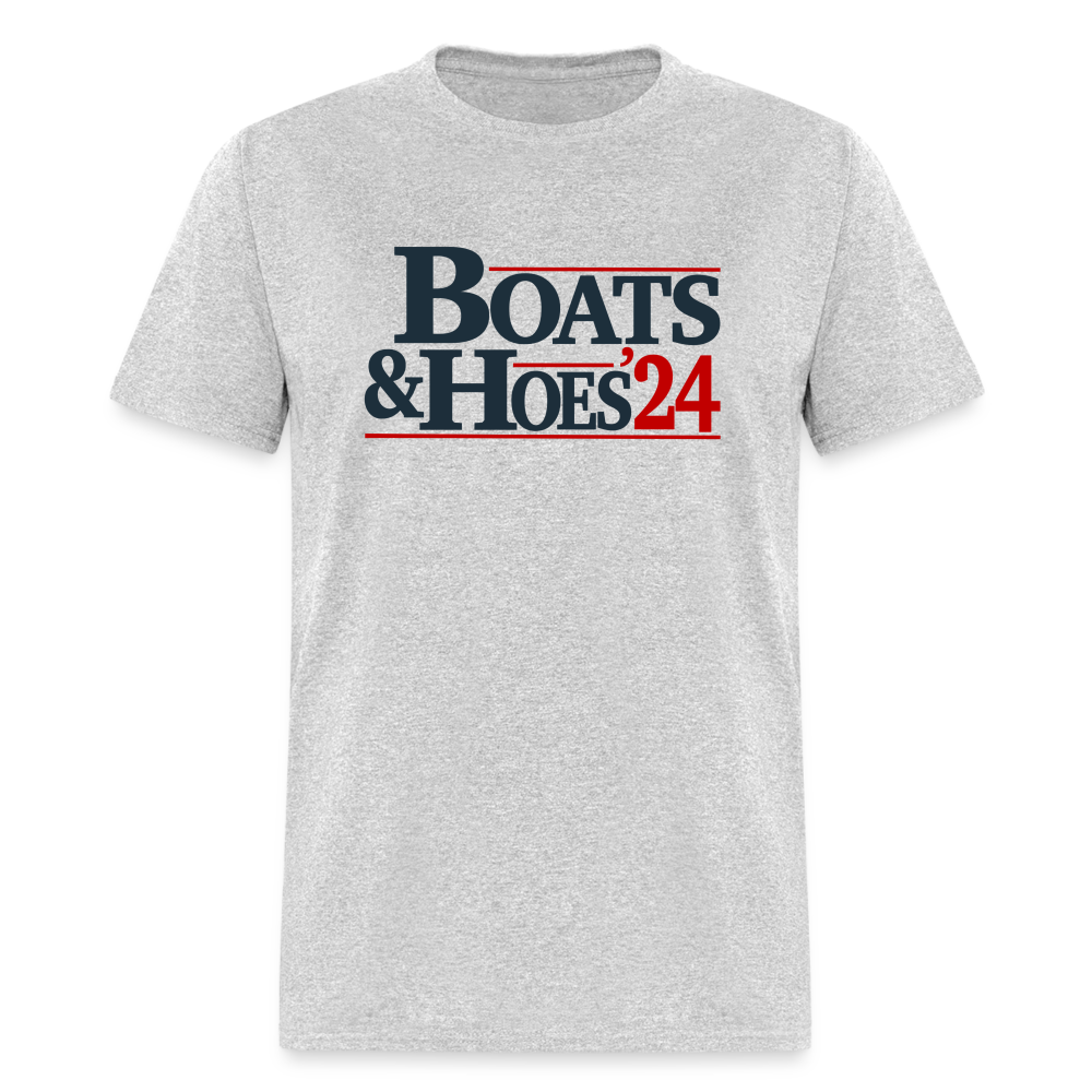 Boats & Hoes 2024 Unisex Classic T-Shirt - heather gray