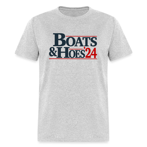 Boats & Hoes 2024 Unisex Classic T-Shirt - heather gray