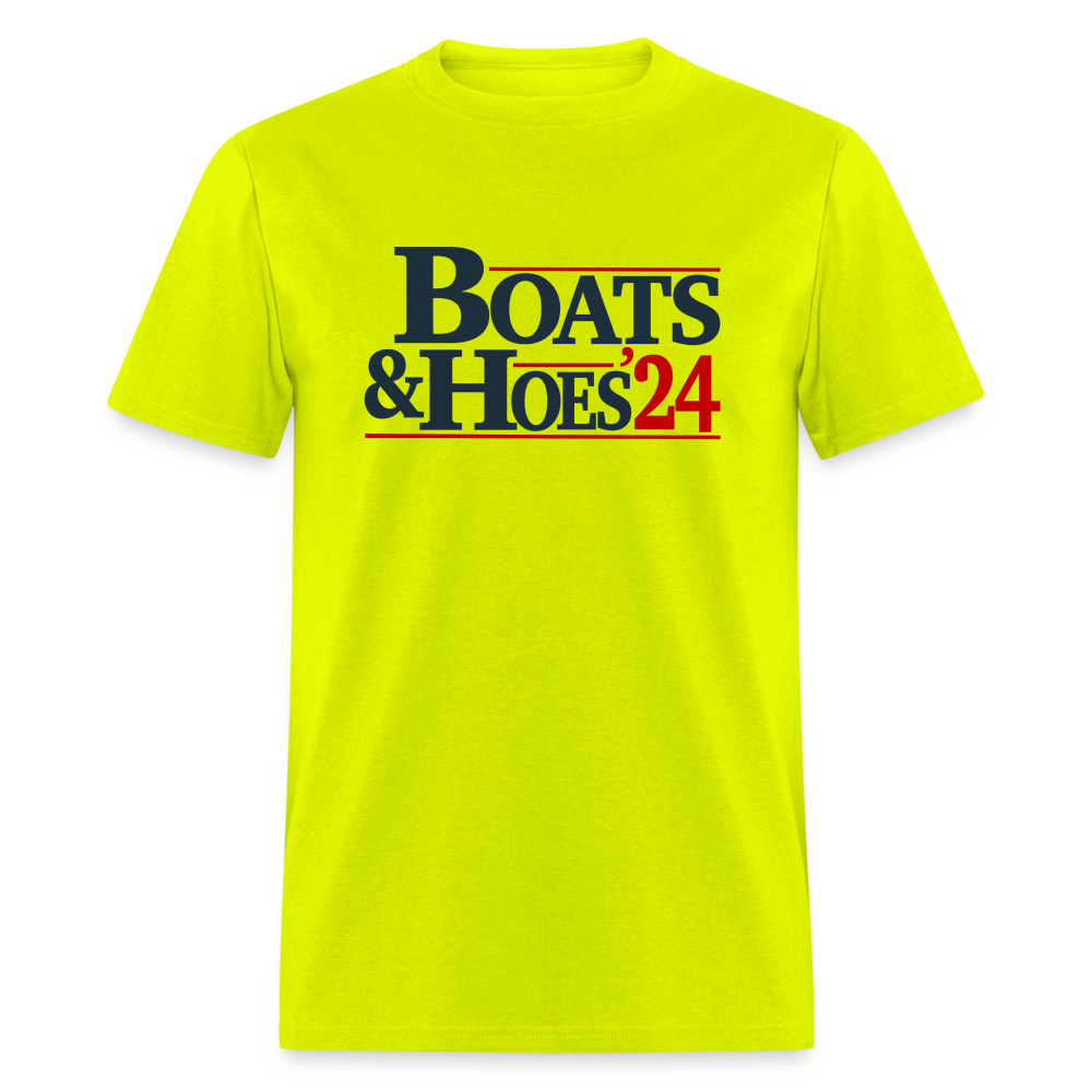 Boats & Hoes 2024 Unisex Classic T-Shirt - safety green