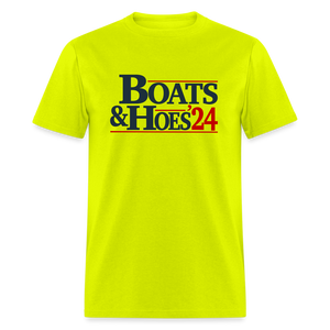 Boats & Hoes 2024 Unisex Classic T-Shirt - safety green