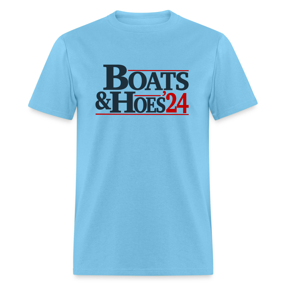 Boats & Hoes 2024 Unisex Classic T-Shirt - aquatic blue