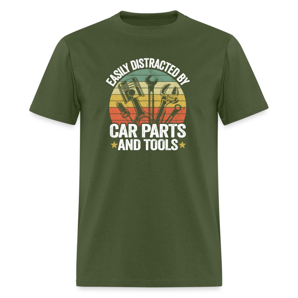 Retro Car Parts Men's Classic T-Shirt - military green