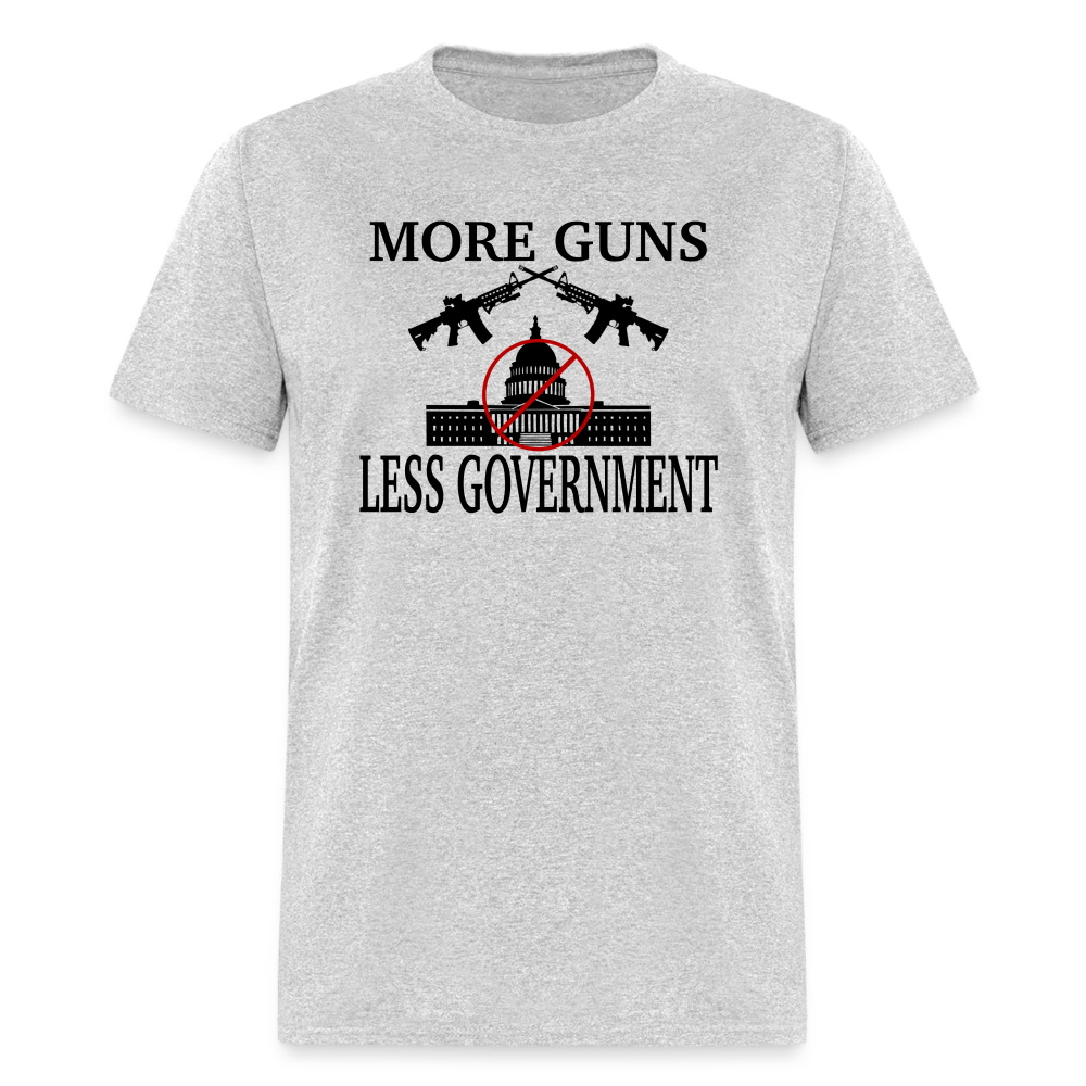 More guns, less government Unisex Classic T-Shirt - heather gray