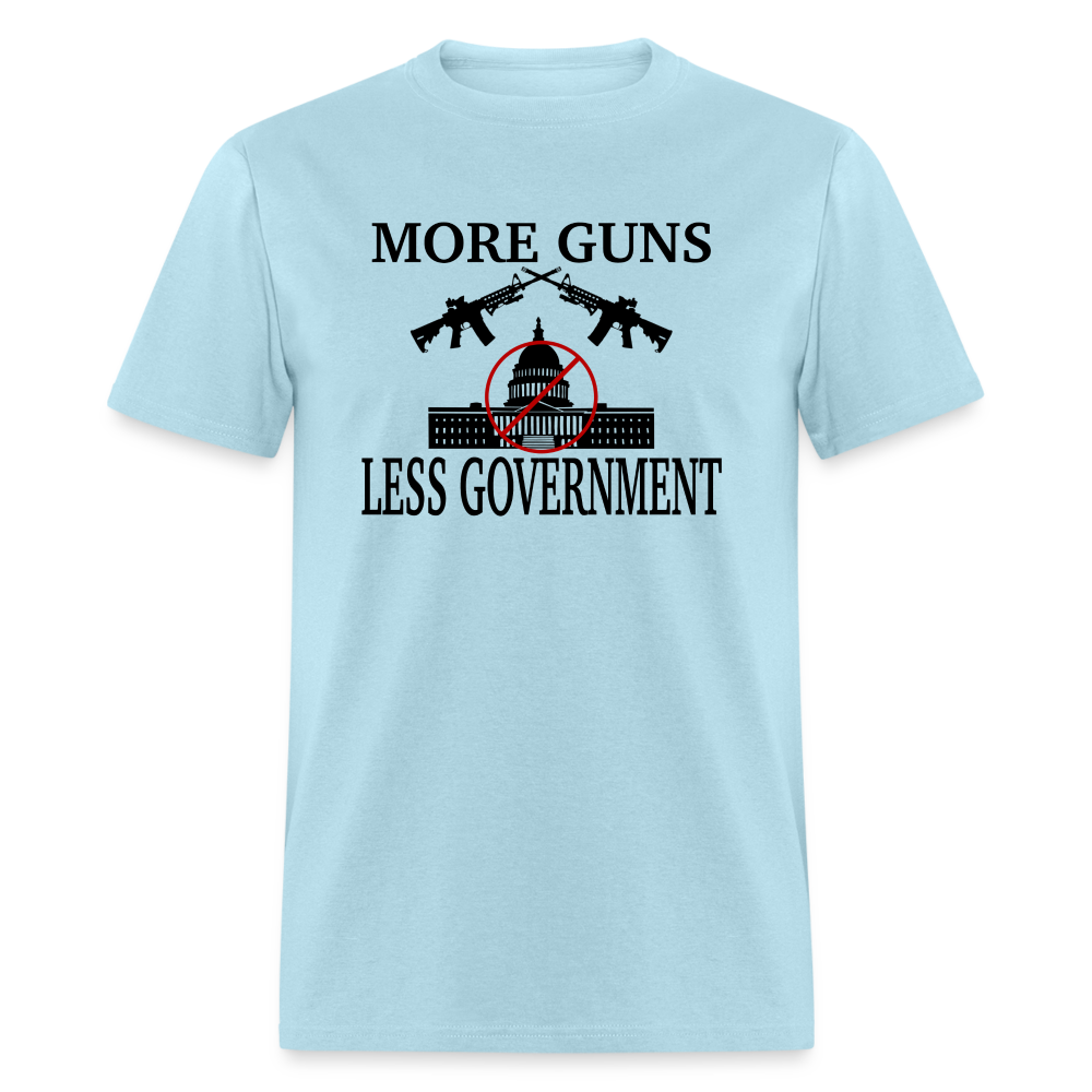 More guns, less government Unisex Classic T-Shirt - powder blue