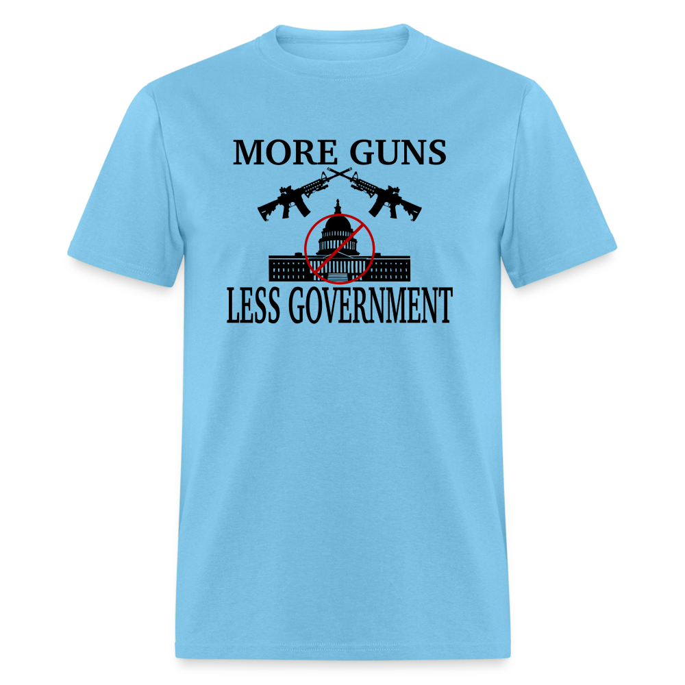 More guns, less government Unisex Classic T-Shirt - aquatic blue