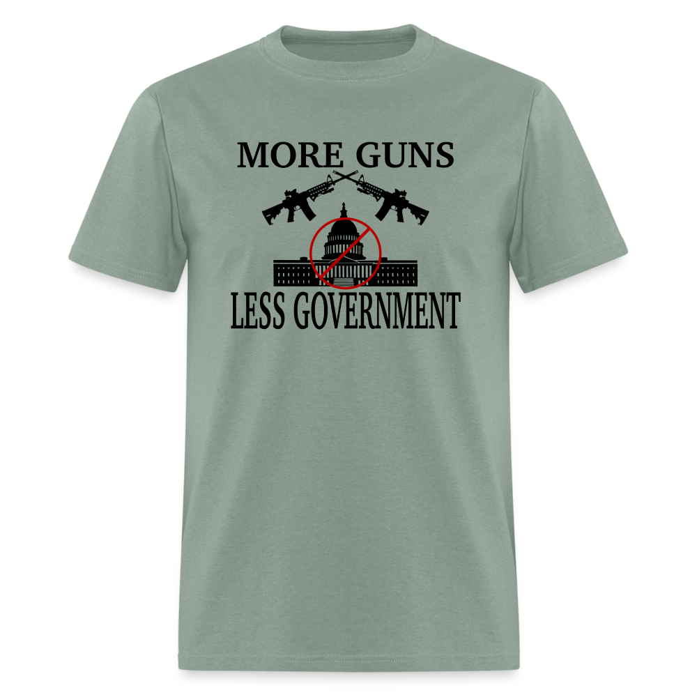 More guns, less government Unisex Classic T-Shirt - sage