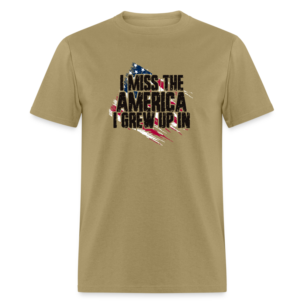 I Miss The America I Grew Up In Unisex Classic T-Shirt - khaki