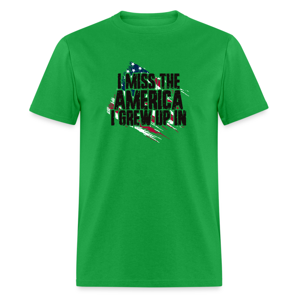 I Miss The America I Grew Up In Unisex Classic T-Shirt - bright green