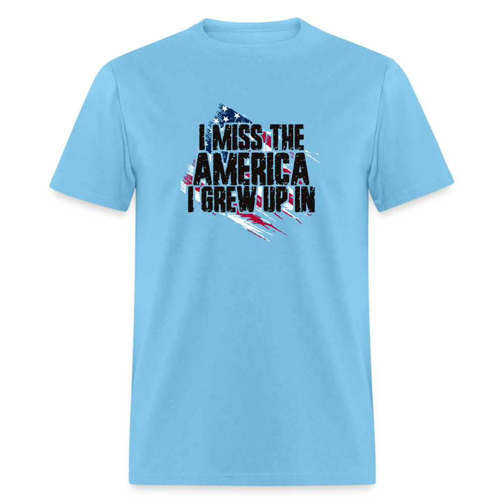 I Miss The America I Grew Up In Unisex Classic T-Shirt - aquatic blue