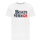 Boats & Hoes 24 Men's Premium T-Shirt - white