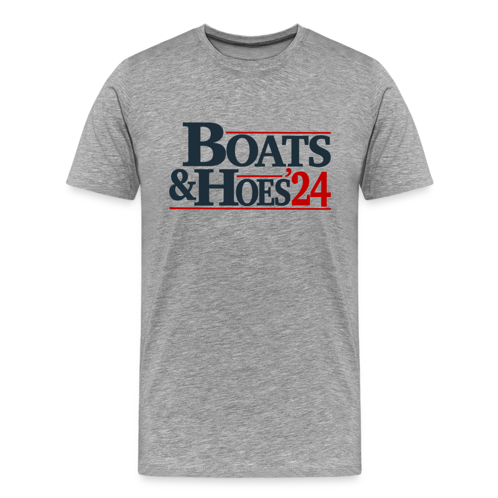 Boats & Hoes 24 Men's Premium T-Shirt - heather gray