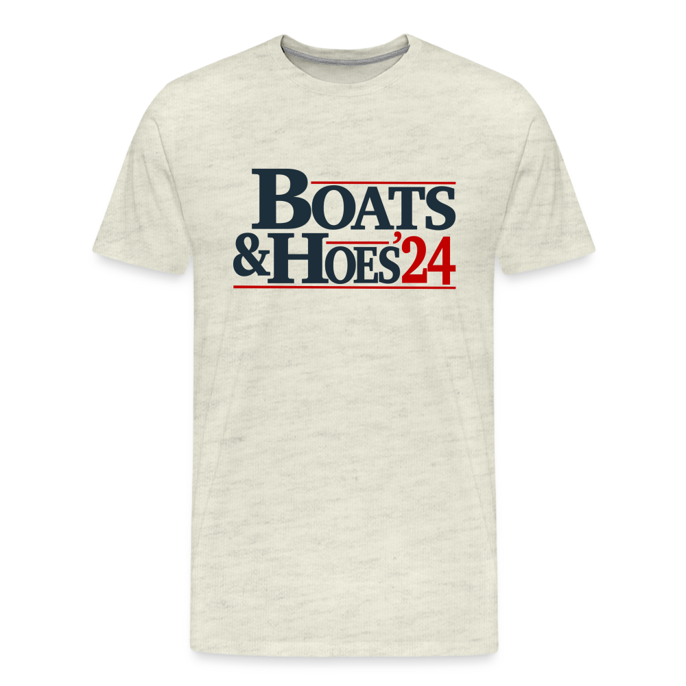 Boats & Hoes 24 Men's Premium T-Shirt - heather oatmeal