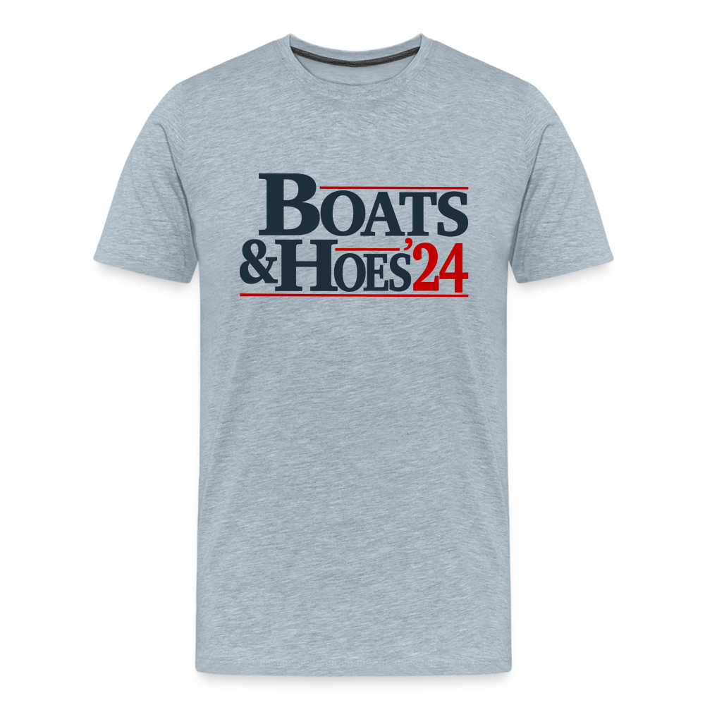 Boats & Hoes 24 Men's Premium T-Shirt - heather ice blue