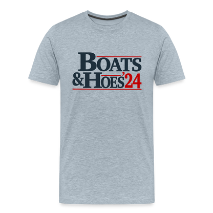 Boats & Hoes 24 Men's Premium T-Shirt - heather ice blue