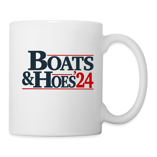 Boats & Hoes 24 Coffee/Tea Mug - white