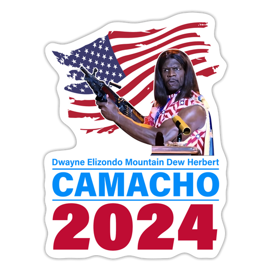 Camacho 2024 Sticker - white matte