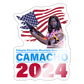 Camacho 2024 Sticker - white glossy